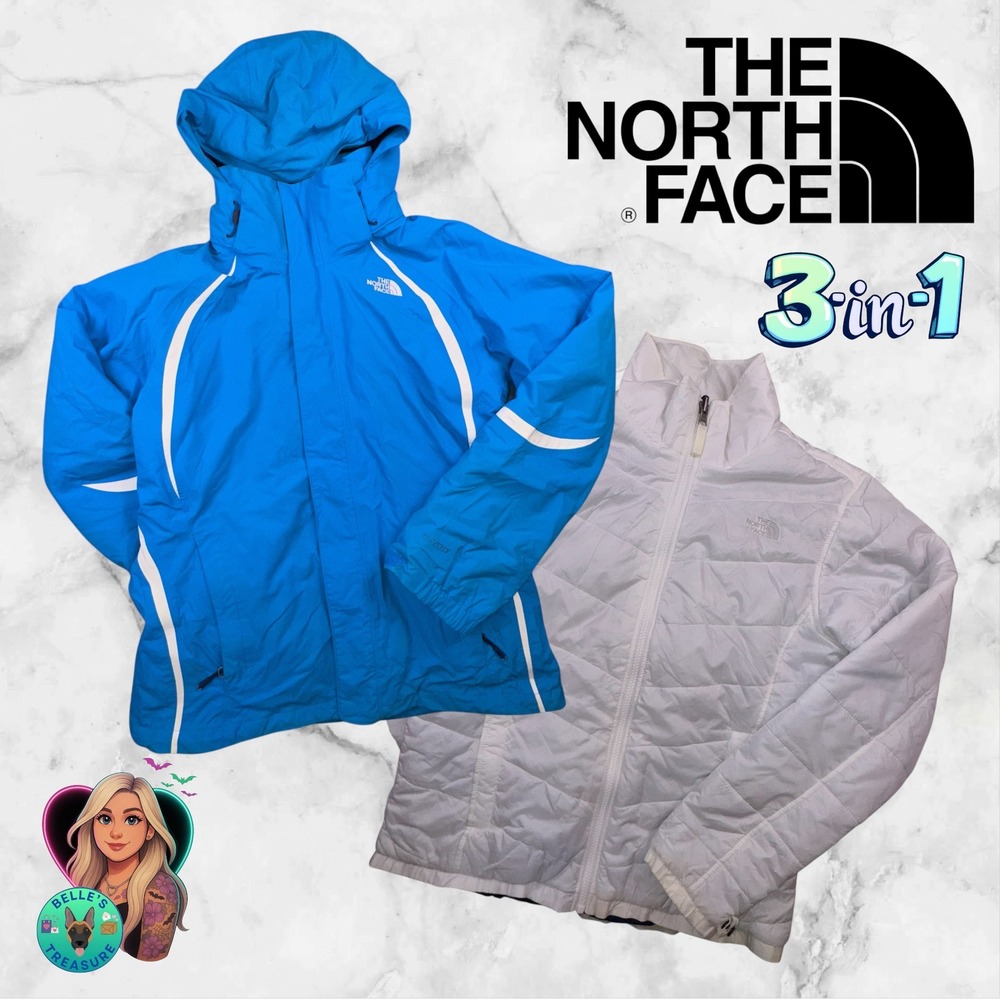 The North Face Deuces Triclimate Jacket Womens M Hyvent Heatseeker Ski Snow Coat